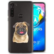 Dog Painting j Print Slim Cover For Motorola Moto G (Power, Stylus, Play, 5G), Print in USA