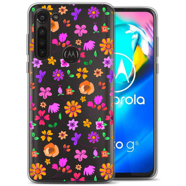 Flower 1 Print Slim Cover For Motorola Moto G (Power, Stylus, Play, 5G), Print in USA