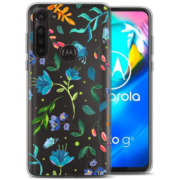 Flower 2 Print Slim Cover For Motorola Moto G (Power, Stylus, Play, 5G), Print in USA