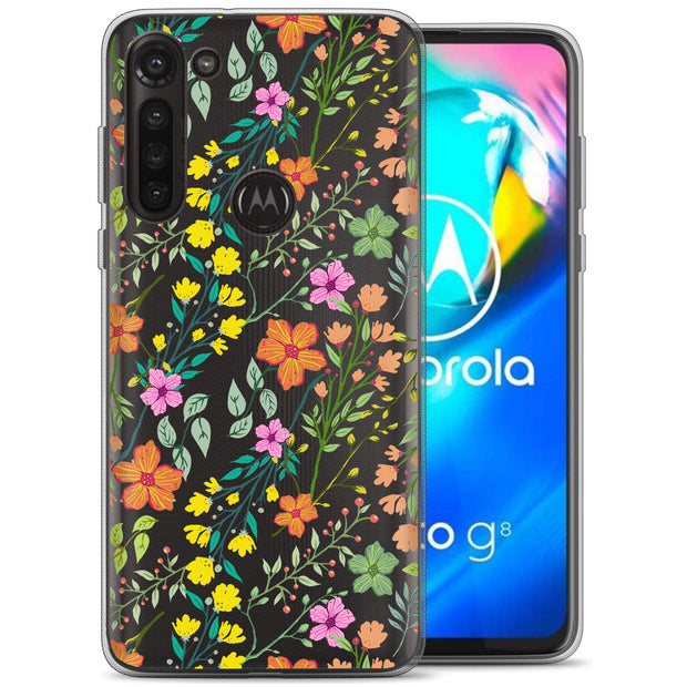 Flower 20 Print Slim Cover For Motorola Moto G (Power, Stylus, Play, 5G), Print in USA