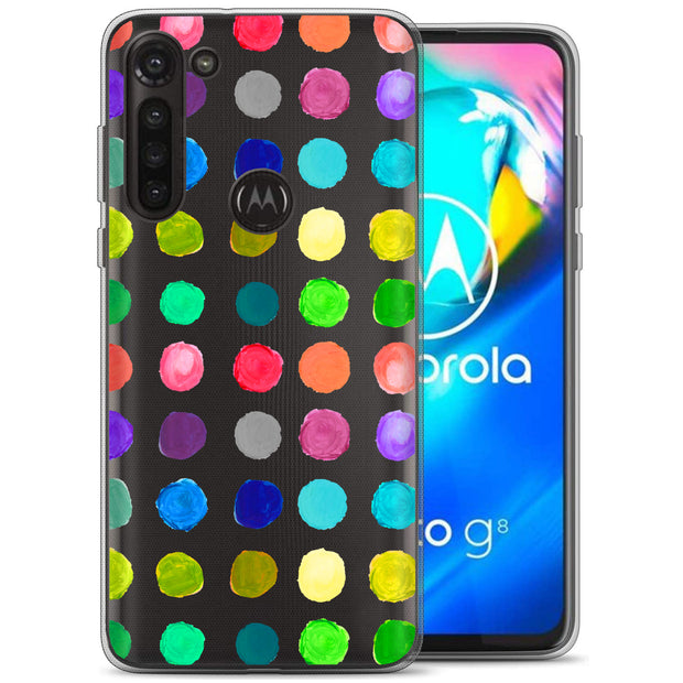 Polka Dot 15 Print Slim Cover For Motorola Moto G (Power, Stylus, Play, 5G), Print in USA