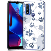 Paw Color 3 Print Slim Cover For Motorola Moto G (Power, Stylus, Play, 5G), Print in USA