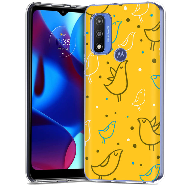 Birds Dots 1 Print Slim Cover For Motorola Moto G (Power, Stylus, Play, 5G), Print in USA