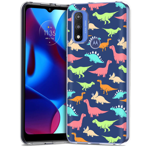 Dinosaur 1 Print Slim Cover For Motorola Moto G (Power, Stylus, Play, 5G), Print in USA