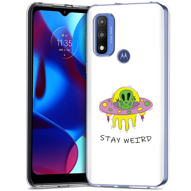 Alien Weird Print Slim Cover For Motorola Moto G (Power, Stylus, Play, 5G), Print in USA