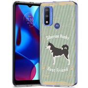 Husky Dog Print Slim Cover For Motorola Moto G (Power, Stylus, Play, 5G), Print in USA