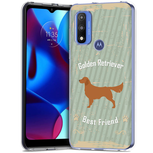 Retriever Dog Print Slim Cover For Motorola Moto G (Power, Stylus, Play, 5G), Print in USA