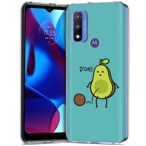 Funny Avocado 2 Print Slim Cover For Motorola Moto G (Power, Stylus, Play, 5G), Print in USA