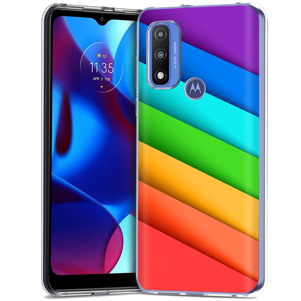 Rainbow Pride Print Slim Cover For Motorola Moto G (Power, Stylus, Play, 5G), Print in USA