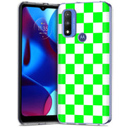 Bright Checker Print Slim Cover For Motorola Moto G (Power, Stylus, Play, 5G), Print in USA