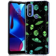 Space Alien Print Slim Cover For Motorola Moto G (Power, Stylus, Play, 5G), Print in USA