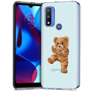 Teddy Fight Print Slim Cover For Motorola Moto G (Power, Stylus, Play, 5G), Print in USA