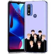 BTS KPOP 10 Print Slim Cover For Motorola Moto G (Power, Stylus, Play, 5G), Print in USA