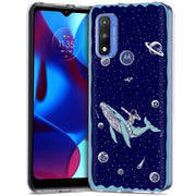 Space Whale 5 Print Slim Cover For Motorola Moto G (Power, Stylus, Play, 5G), Print in USA