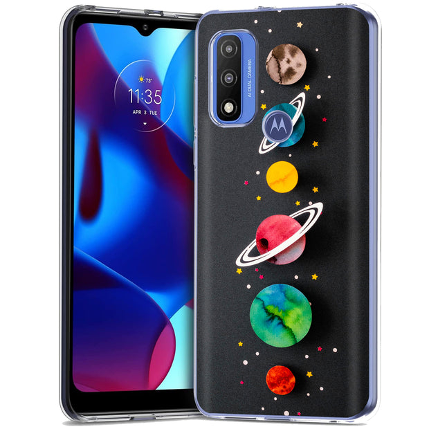 Stars Planet 13 Print Slim Cover For Motorola Moto G (Power, Stylus, Play, 5G), Print in USA