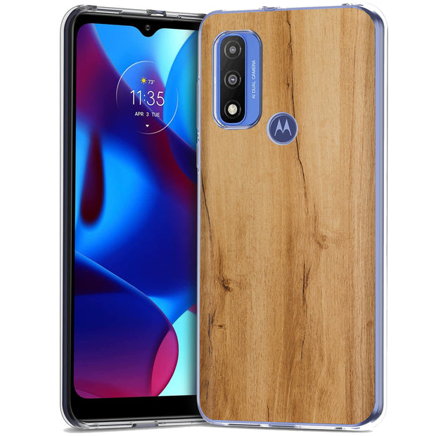 Wood 12 Print Slim Cover For Motorola Moto G (Power, Stylus, Play, 5G), Print in USA