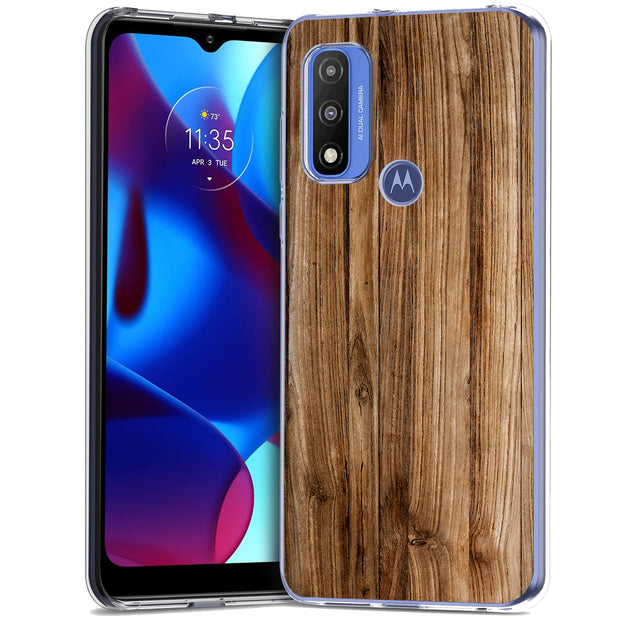 Wood 19 Print Slim Cover For Motorola Moto G (Power, Stylus, Play, 5G), Print in USA