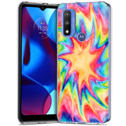 Tie Dye Trippy Print Slim Cover For Motorola Moto G (Power, Stylus, Play, 5G), Print in USA