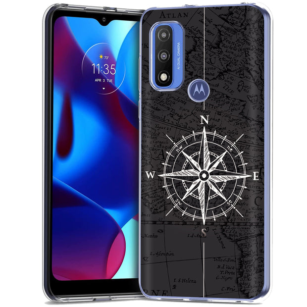 Map Compass Print Slim Cover For Motorola Moto G (Power, Stylus, Play, 5G), Print in USA