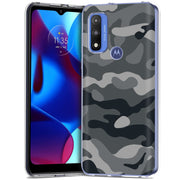 Winter Camo Print Slim Cover For Motorola Moto G (Power, Stylus, Play, 5G), Print in USA