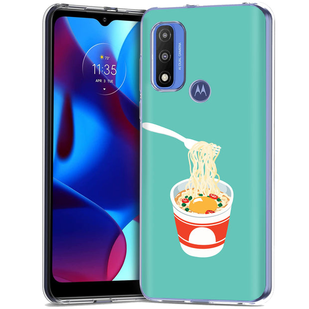 Tasty Ramen Print Slim Cover For Motorola Moto G (Power, Stylus, Play, 5G), Print in USA