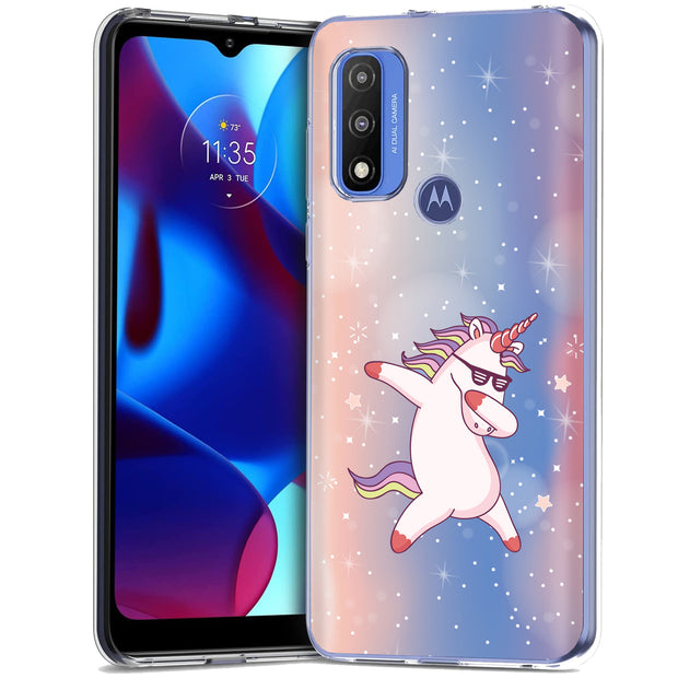 Unicorn Dab Print Slim Cover For Motorola Moto G (Power, Stylus, Play, 5G), Print in USA