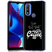 First Coffee Print Slim Cover For Motorola Moto G (Power, Stylus, Play, 5G), Print in USA