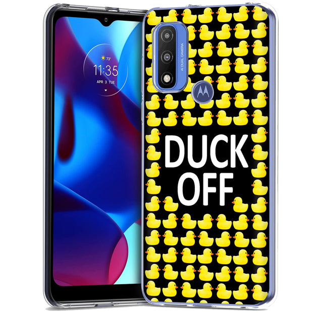 Duck OFF Print Slim Cover For Motorola Moto G (Power, Stylus, Play, 5G), Print in USA