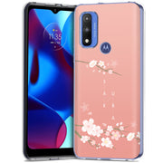 Cherry Blossom Print Slim Cover For Motorola Moto G (Power, Stylus, Play, 5G), Print in USA