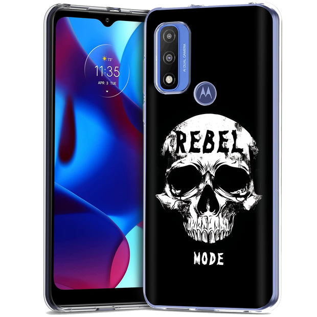 Rebel Skull Print Slim Cover For Motorola Moto G (Power, Stylus, Play, 5G), Print in USA