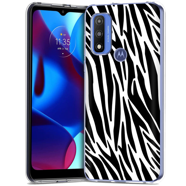 Zebra 2 Print Slim Cover For Motorola Moto G (Power, Stylus, Play, 5G), Print in USA