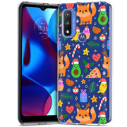 Cute Xmas Print Slim Cover For Motorola Moto G (Power, Stylus, Play, 5G), Print in USA