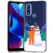 Cool Snowman Print Slim Cover For Motorola Moto G (Power, Stylus, Play, 5G), Print in USA