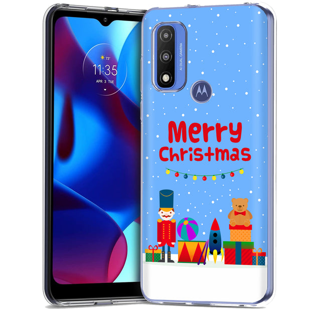 Christmas Toy Print Slim Cover For Motorola Moto G (Power, Stylus, Play, 5G), Print in USA