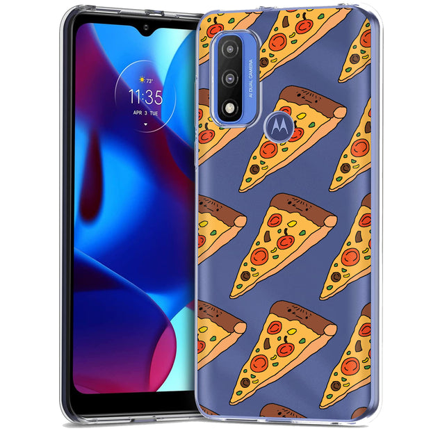 Pizza Print Slim Cover For Motorola Moto G (Power, Stylus, Play, 5G), Print in USA