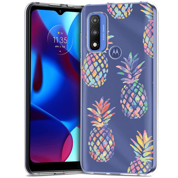 Pineapple Print Slim Cover For Motorola Moto G (Power, Stylus, Play, 5G), Print in USA