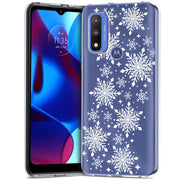 Snowflake 2 Print Slim Cover For Motorola Moto G (Power, Stylus, Play, 5G), Print in USA