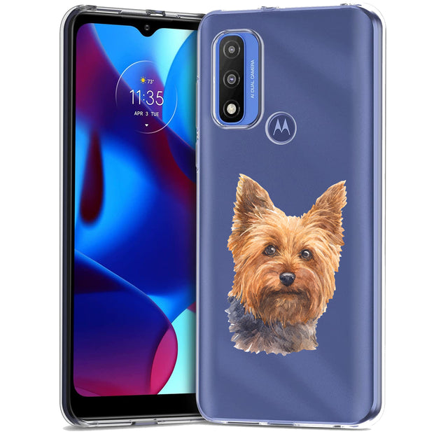 Dog Painting 9 Print Slim Cover For Motorola Moto G (Power, Stylus, Play, 5G), Print in USA