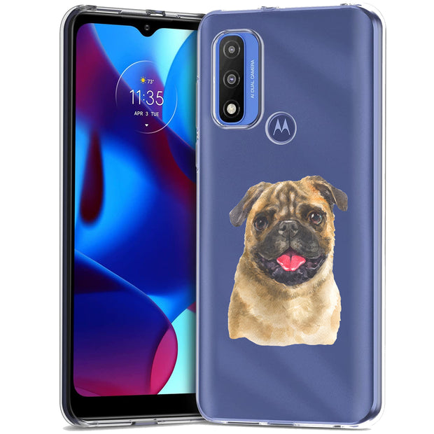 Dog Painting j Print Slim Cover For Motorola Moto G (Power, Stylus, Play, 5G), Print in USA