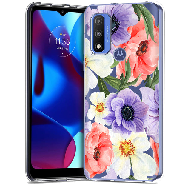 Flower 9 Print Slim Cover For Motorola Moto G (Power, Stylus, Play, 5G), Print in USA