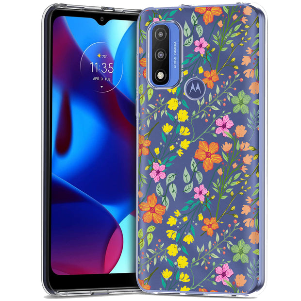 Flower 20 Print Slim Cover For Motorola Moto G (Power, Stylus, Play, 5G), Print in USA