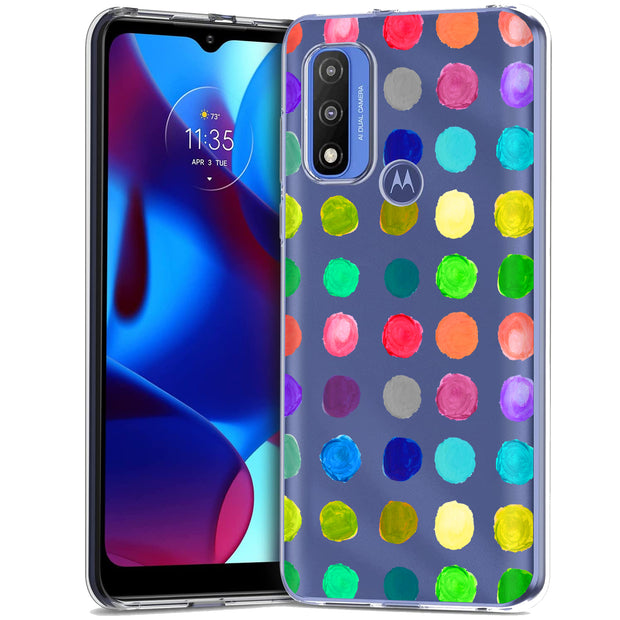 Polka Dot 15 Print Slim Cover For Motorola Moto G (Power, Stylus, Play, 5G), Print in USA