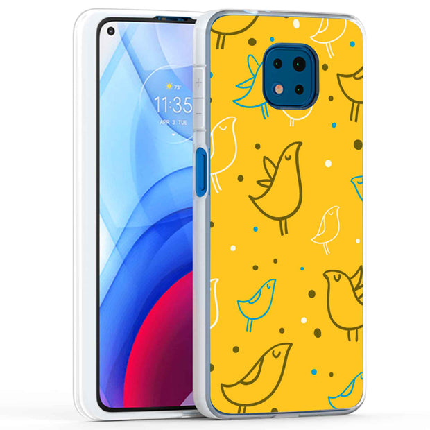 Birds Dots 1 Print Slim Cover For Motorola Moto G (Power, Stylus, Play, 5G), Print in USA