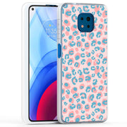 Pink Leopard Print Slim Cover For Motorola Moto G (Power, Stylus, Play, 5G), Print in USA