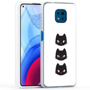 Black Cat Print Slim Cover For Motorola Moto G (Power, Stylus, Play, 5G), Print in USA