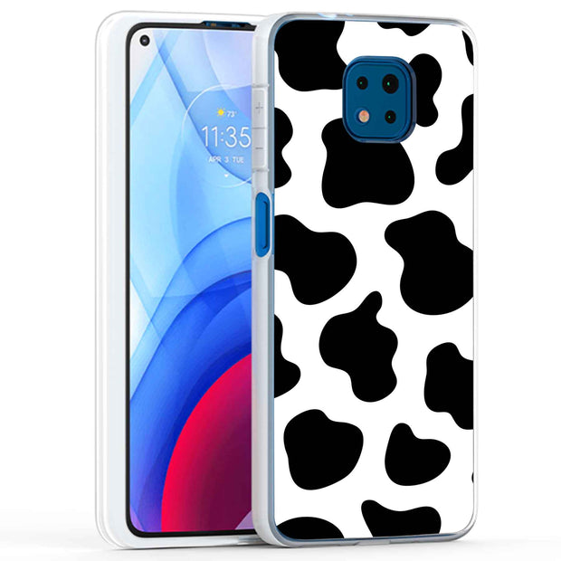 Cow Pattern Print Slim Cover For Motorola Moto G (Power, Stylus, Play, 5G), Print in USA