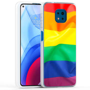 Rainbow LGBTQ Print Slim Cover For Motorola Moto G (Power, Stylus, Play, 5G), Print in USA