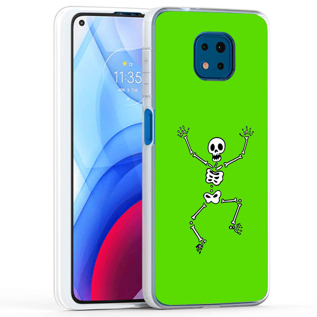 Skeleton Dance Print Slim Cover For Motorola Moto G (Power, Stylus, Play, 5G), Print in USA