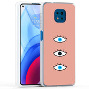 Evil Eye Blue Print Slim Cover For Motorola Moto G (Power, Stylus, Play, 5G), Print in USA