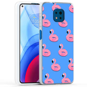 Cute Flamingo Print Slim Cover For Motorola Moto G (Power, Stylus, Play, 5G), Print in USA